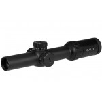 Прицел Gaut Obsidian 1-8x24, сетка X2, подсветка точки арт.: O1824-X2 [GAUT]